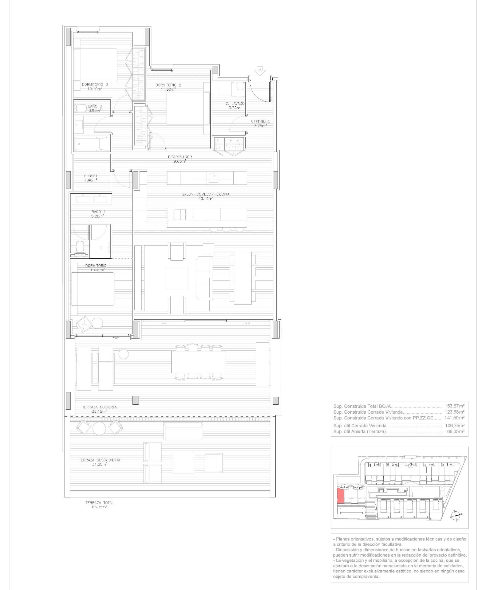 3 Bed, 2 Bath, ApartmentFor Sale, Manilva, Malaga