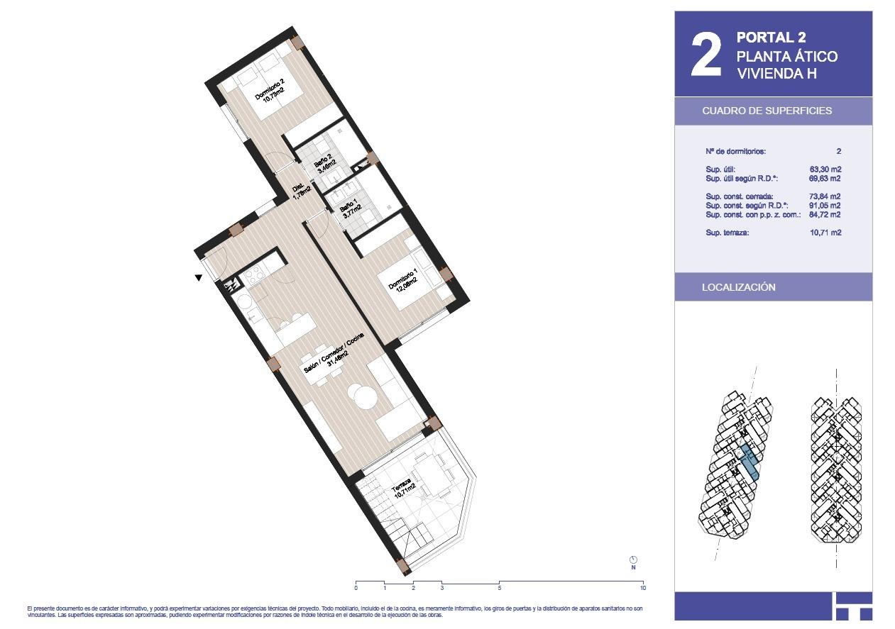 2 Bed, 2 Bath, ApartmentFor Sale, Torrox, Malaga