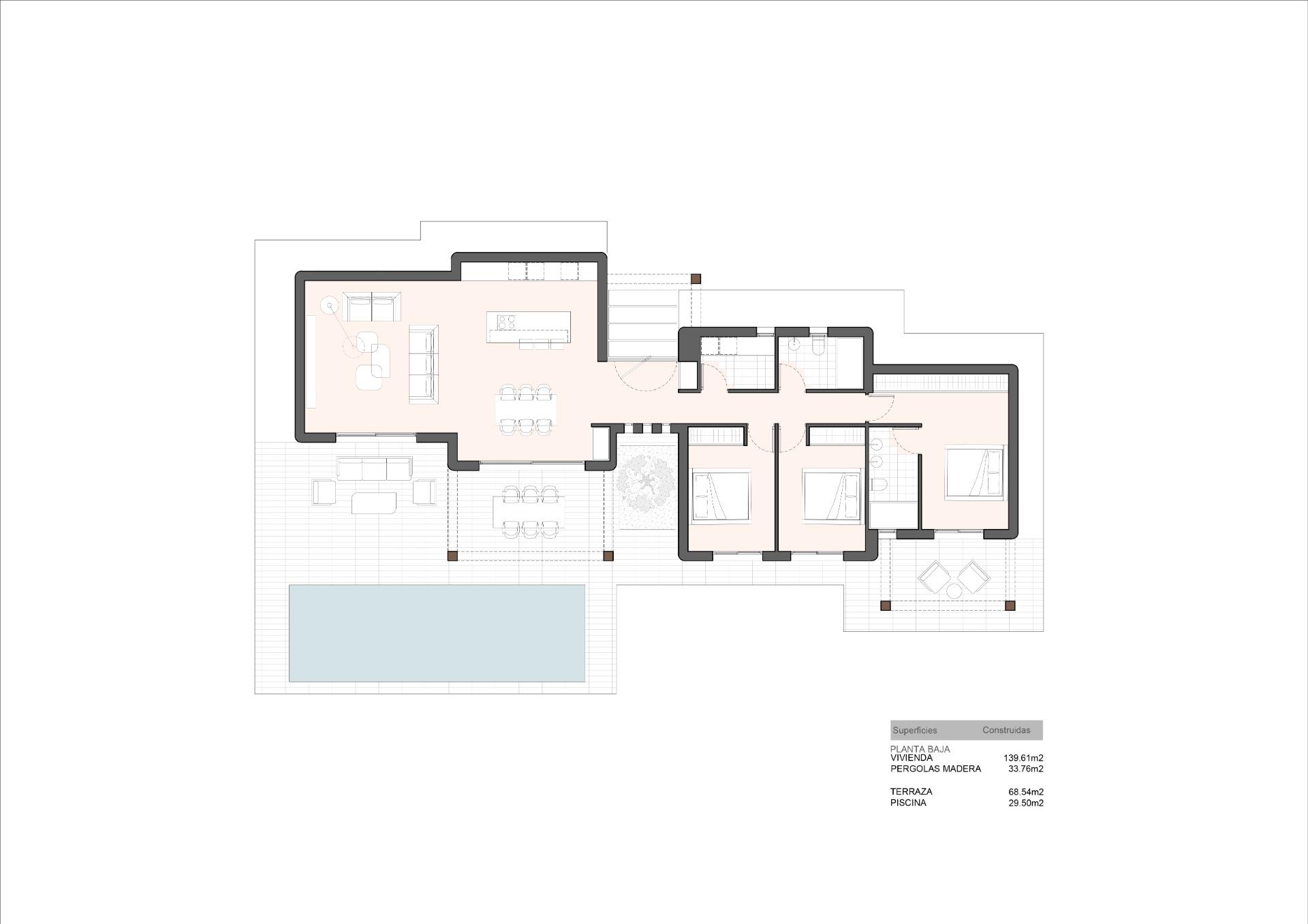 3 Bed, 2 Bath, HouseFor Sale, Benissa, Alicante