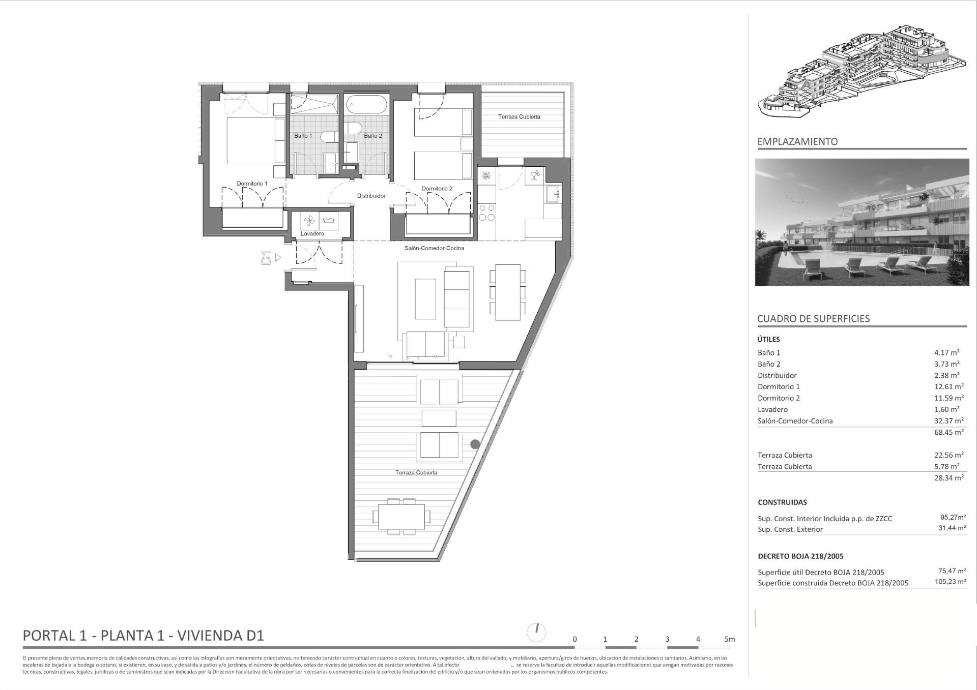2 Bed, 2 Bath, ApartmentFor Sale, Estepona, Malaga