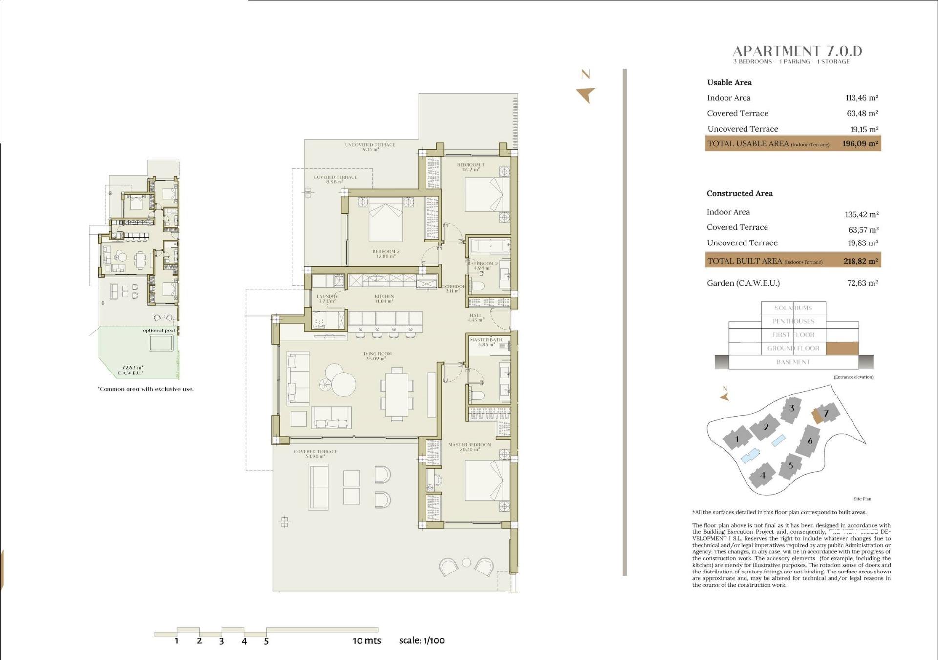 3 Bed, 2 Bath, ApartmentFor Sale, Estepona, Malaga