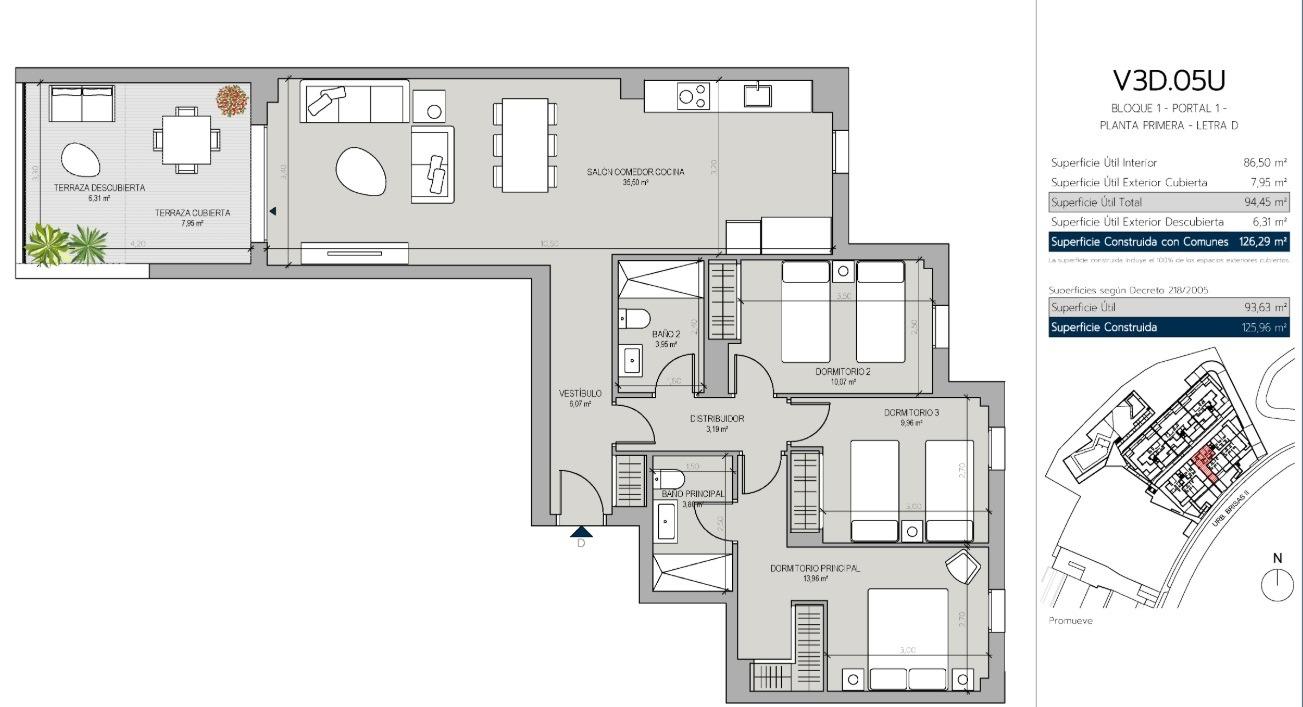 3 Bed, 2 Bath, ApartmentFor Sale, Manilva, Malaga