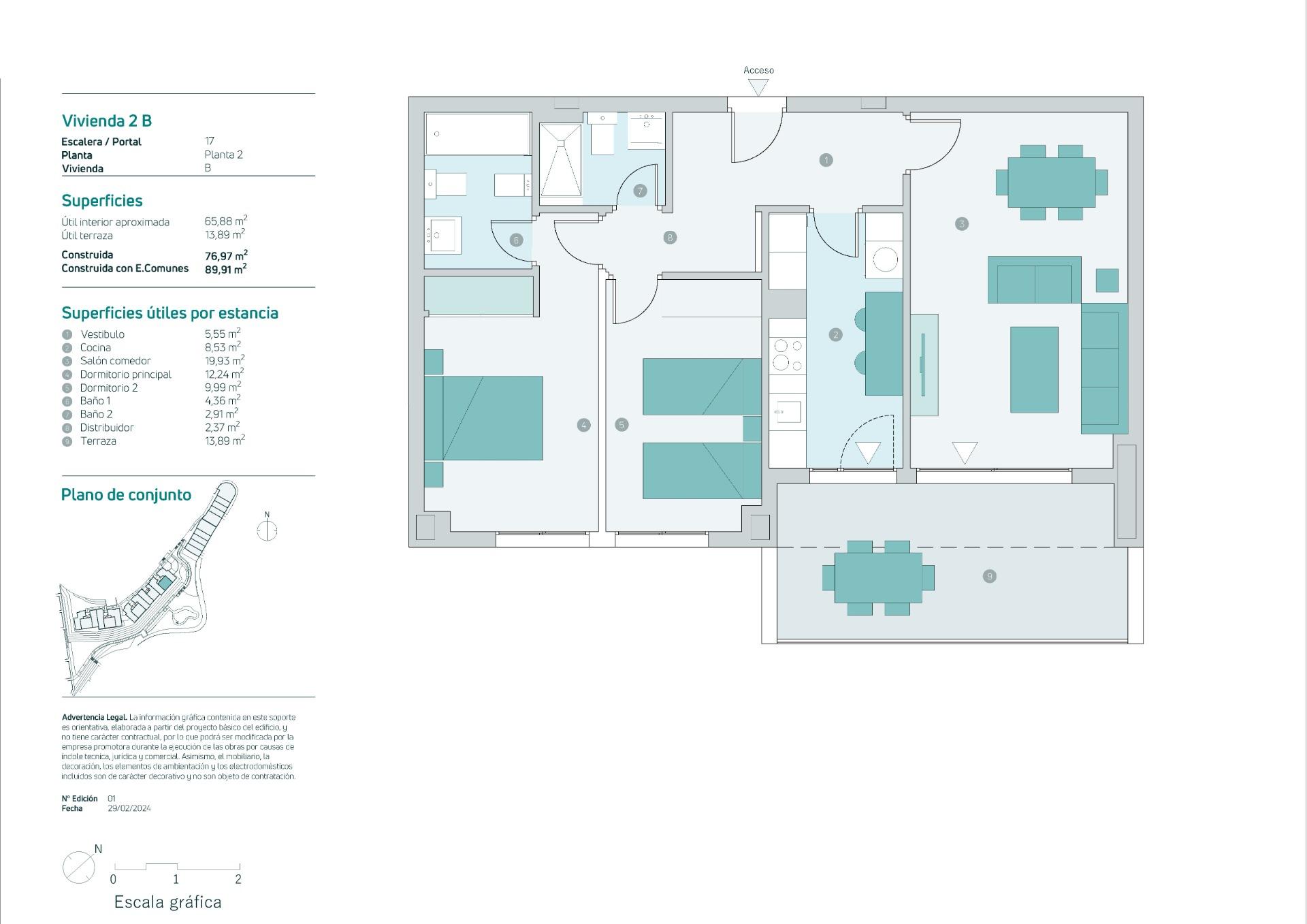 2 Bed, 2 Bath, ApartmentFor Sale, Almuñecar, Granada