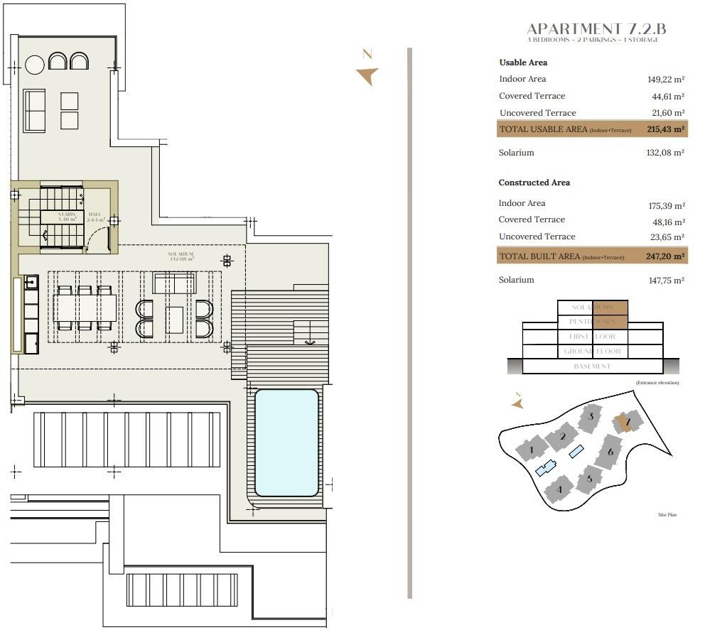 3 Bed, 2 Bath, ApartmentFor Sale, Estepona, Malaga