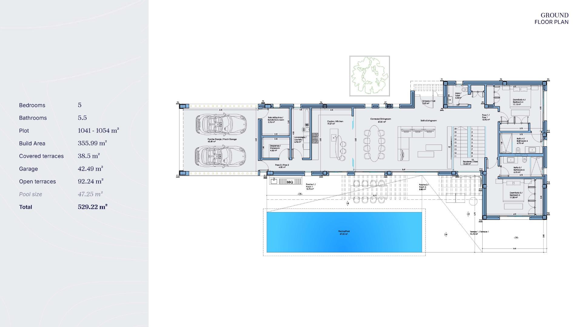 5 Bed, 5 Bath, HouseFor Sale, Estepona, Malaga