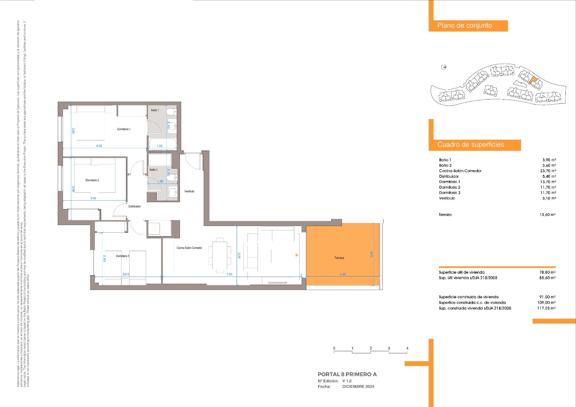 3 Bed, 2 Bath, ApartmentFor Sale, Velez Málaga, Malaga
