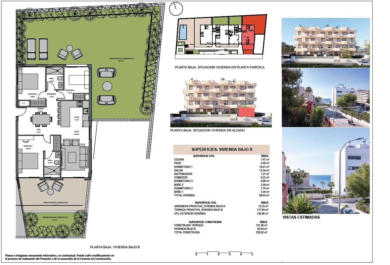 3 Bed, 2 Bath, ApartmentFor Sale, El Campello, Alicante