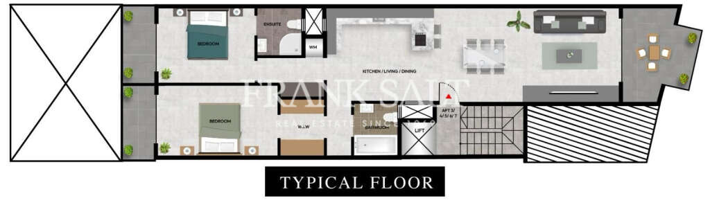 Sliema, 2 Bedrooms Bedrooms, ,1 BathroomBathrooms,For Sale,FRSA-918134