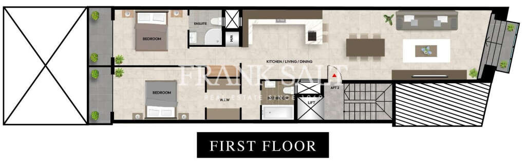 Sliema, 2 Bedrooms Bedrooms, ,2 BathroomsBathrooms,For Sale,FRSA-918144