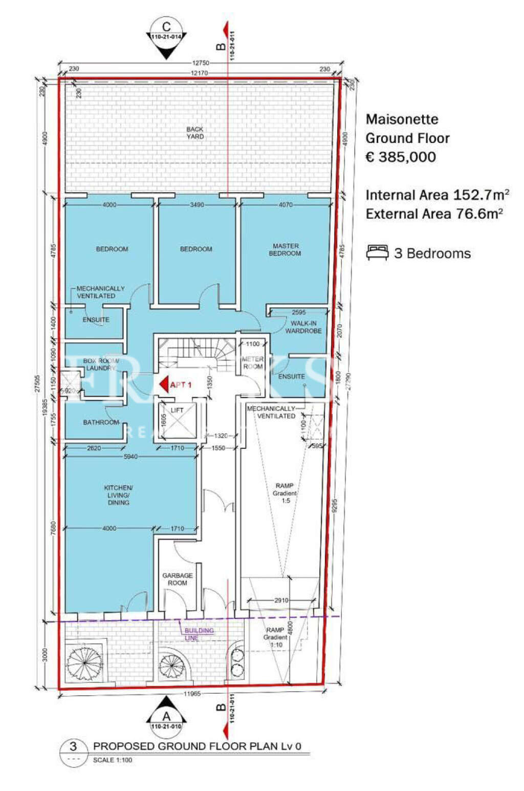 Xemxija, 3 Bedrooms Bedrooms, ,2 BathroomsBathrooms,For Sale,FRSA-045668