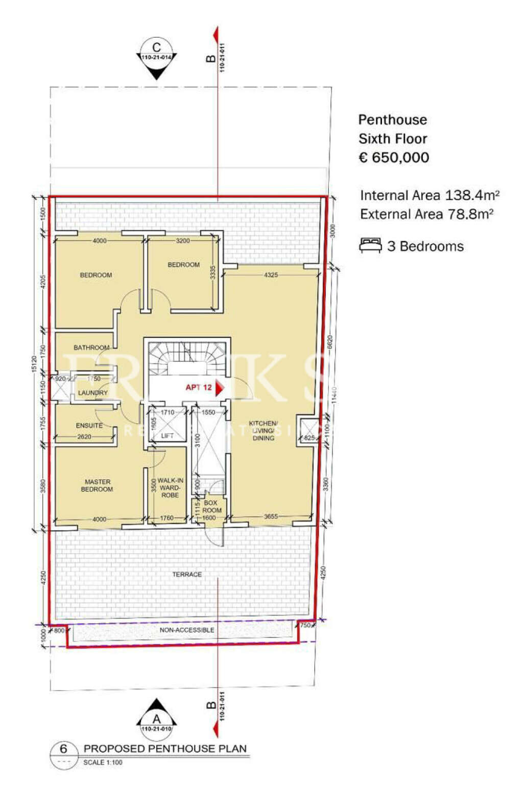 Xemxija, 3 Bedrooms Bedrooms, ,2 BathroomsBathrooms,For Sale,FRSA-045668