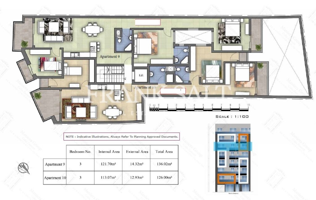 Qawra, 3 Bedrooms Bedrooms, ,1 BathroomBathrooms,For Sale,FRSA-037381
