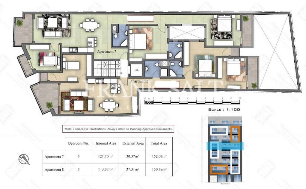 Qawra, 3 Bedrooms Bedrooms, ,1 BathroomBathrooms,For Sale,FRSA-037380