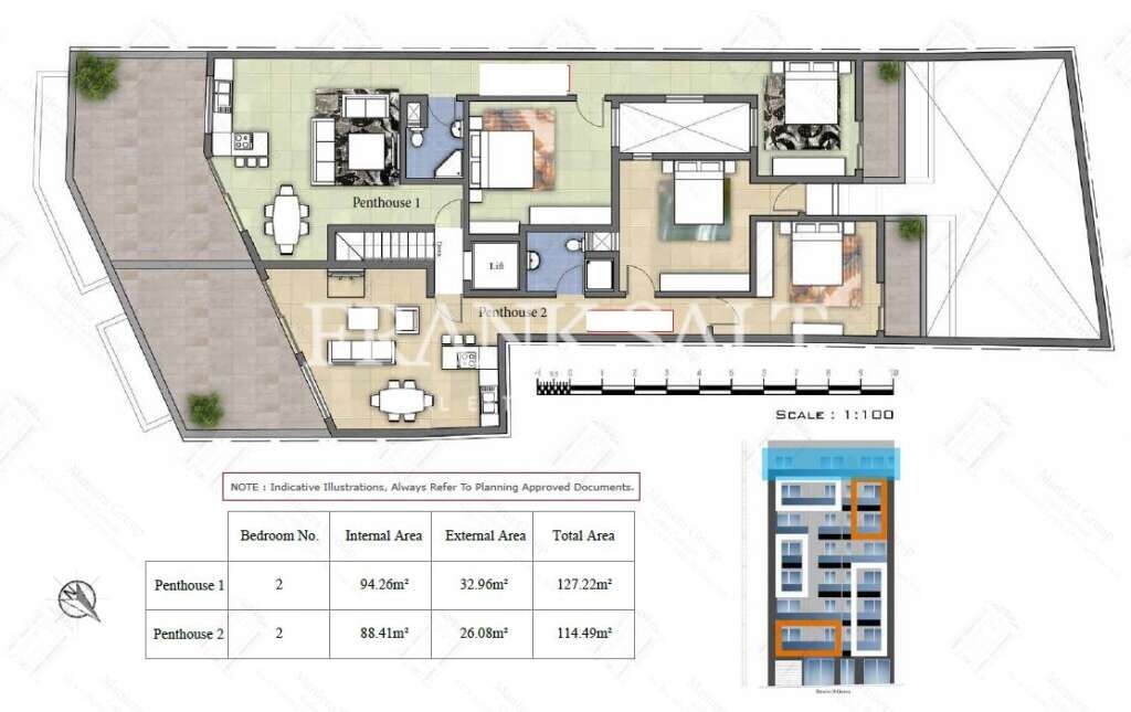 Qawra, 3 Bedrooms Bedrooms, ,1 BathroomBathrooms,For Sale,FRSA-037377