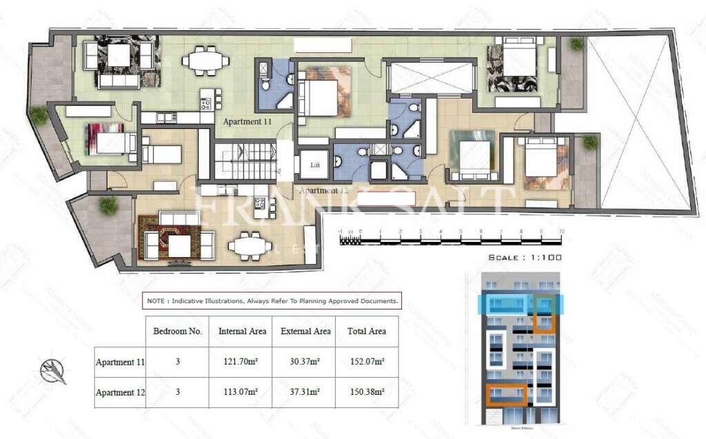 Qawra, 3 Bedrooms Bedrooms, ,1 BathroomBathrooms,For Sale,FRSA-037377