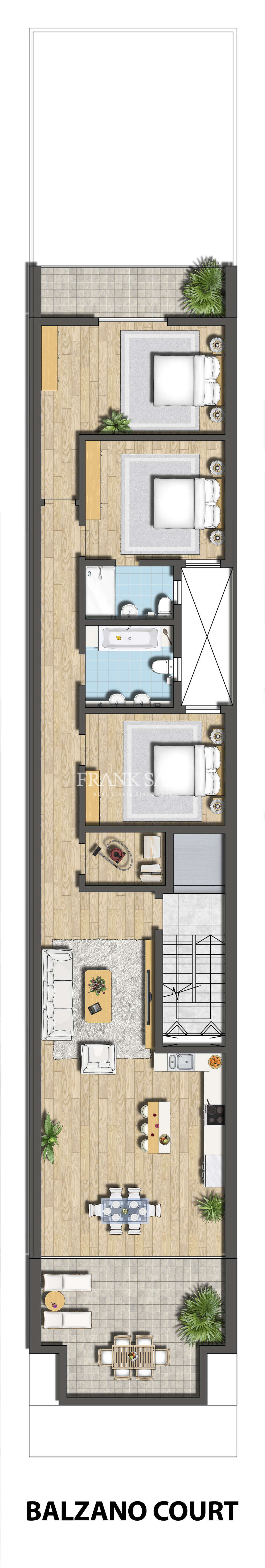 Balzan, 3 Bedrooms Bedrooms, ,2 BathroomsBathrooms,For Sale,FRSA-816179