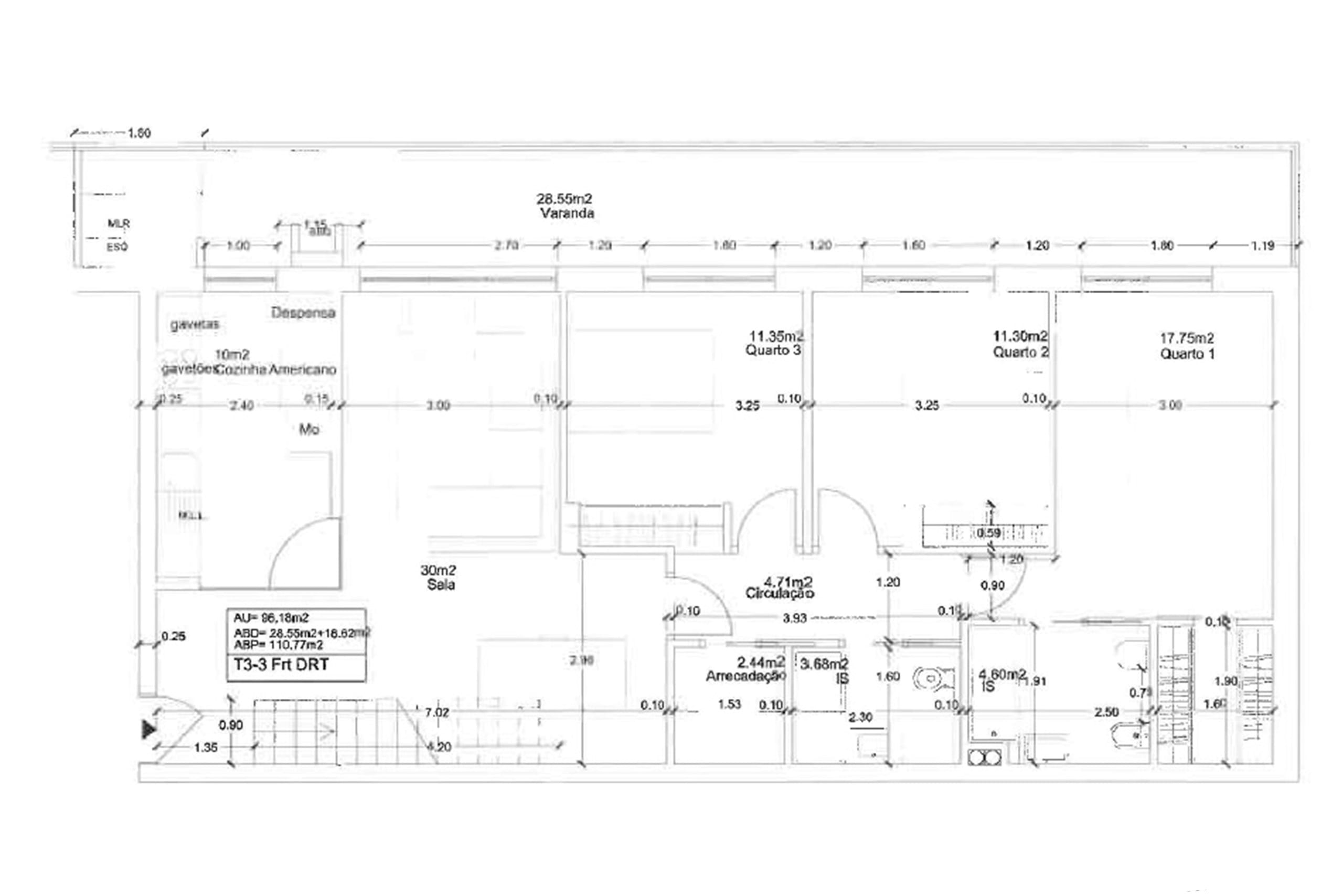3 Bed, 2 Bath, ApartmentFor Sale, Faro, Faro, 8005-278