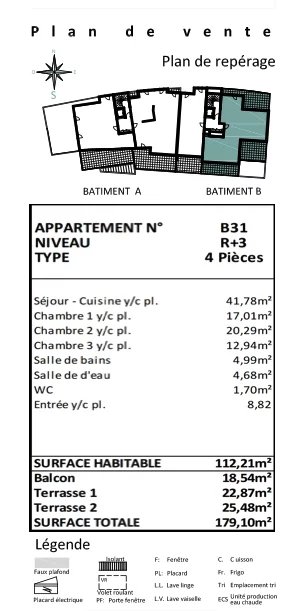 3 Bed, 2 Bath, ApartmentFor Sale, Cap-d'Ail, Alpes-Maritimes