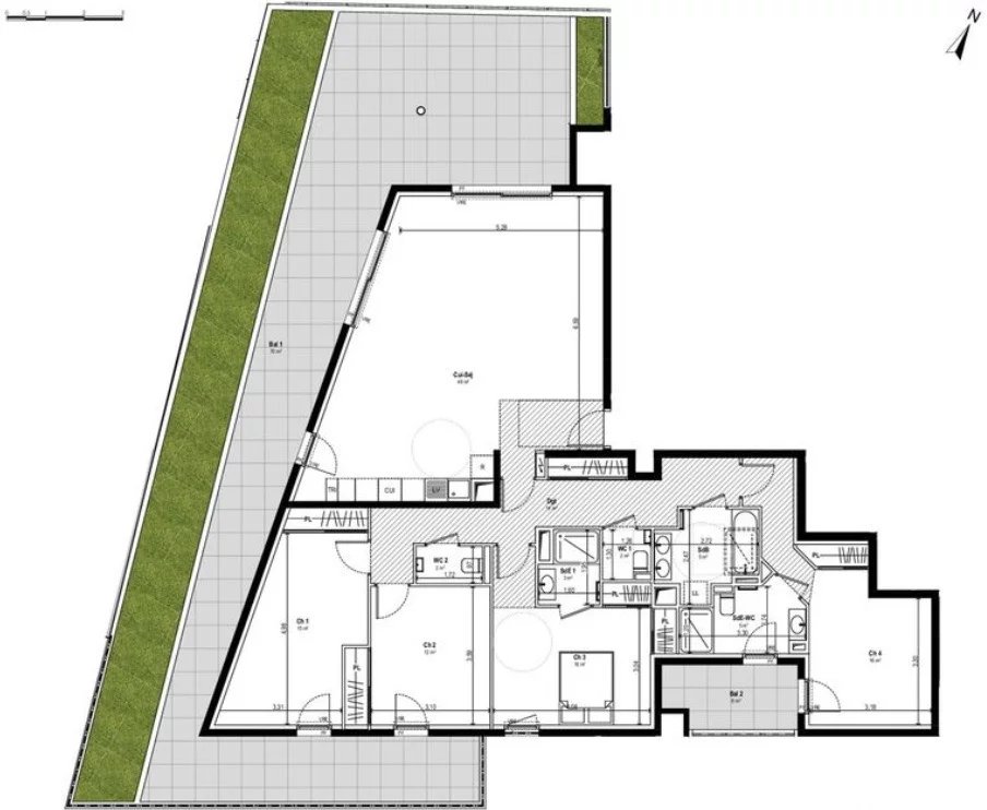 4 Bed, 3 Bath, ApartmentFor Sale, Nice, Alpes-Maritimes