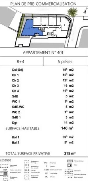 4 Bed, 3 Bath, ApartmentFor Sale, Nice, Alpes-Maritimes