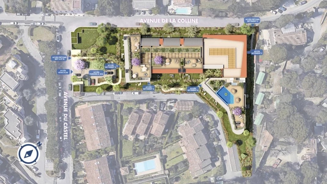 3 Bed, 2 Bath, ApartmentFor Sale, Villeneuve-Loubet, Alpes-Maritimes