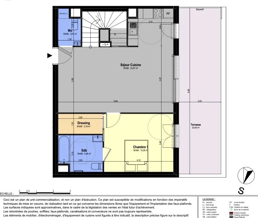 3 Bed, 2 Bath, ApartmentFor Sale, Châteauneuf-Grasse, Alpes-Maritimes