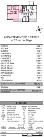 4 Bed, 3 Bath, ApartmentFor Sale, Beausoleil, Alpes-Maritimes