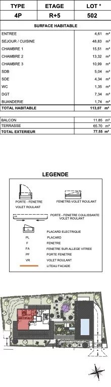 3 Bed, 2 Bath, ApartmentFor Sale, Villeneuve-Loubet, Alpes-Maritimes