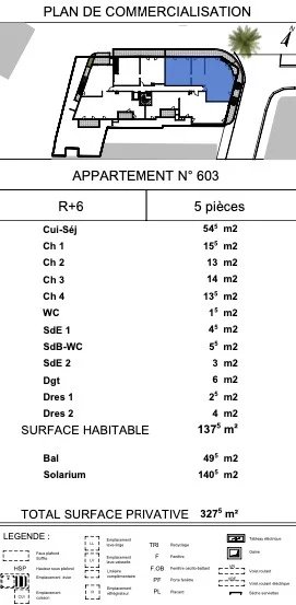 4 Bed, 3 Bath, ApartmentFor Sale, Nice, Alpes-Maritimes