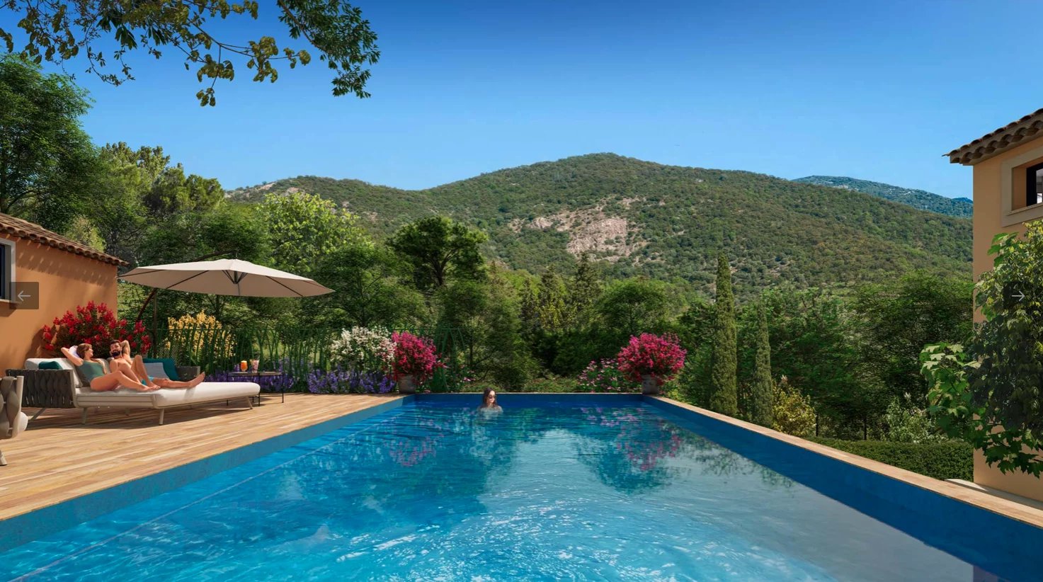 3 Bed, 2 Bath, ApartmentFor Sale, Grimaud, Var