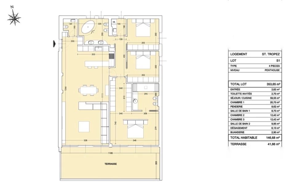 3 Bed, 2 Bath, ApartmentFor Sale, Cap-d'Ail, Alpes-Maritimes