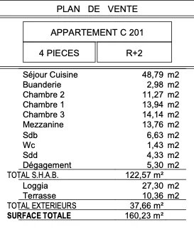 3 Bed, 2 Bath, ApartmentFor Sale, Châteauneuf-Grasse, Alpes-Maritimes