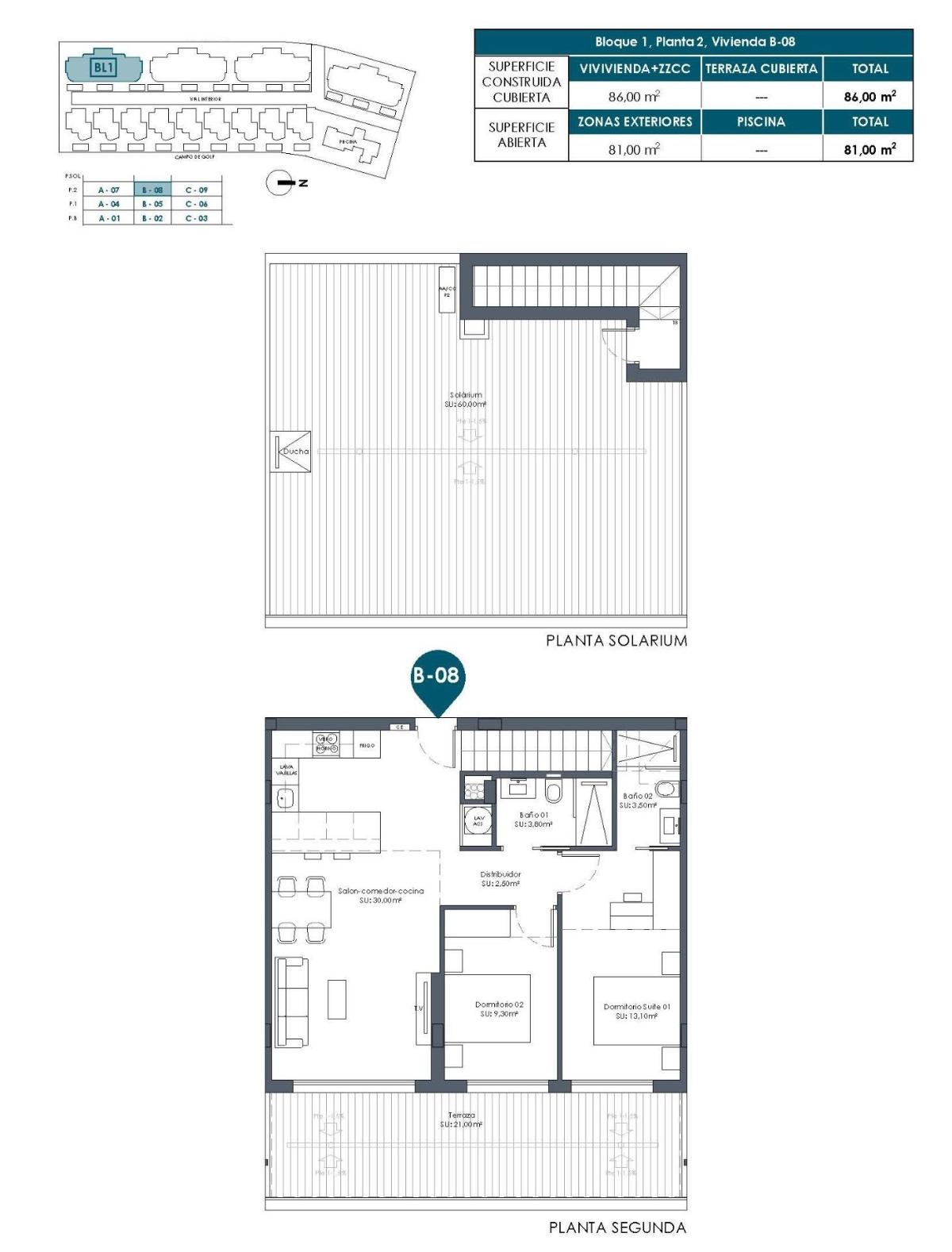 2 Bed, 2 Bath, ApartmentFor Sale, Los Alcazares, Costa Calida