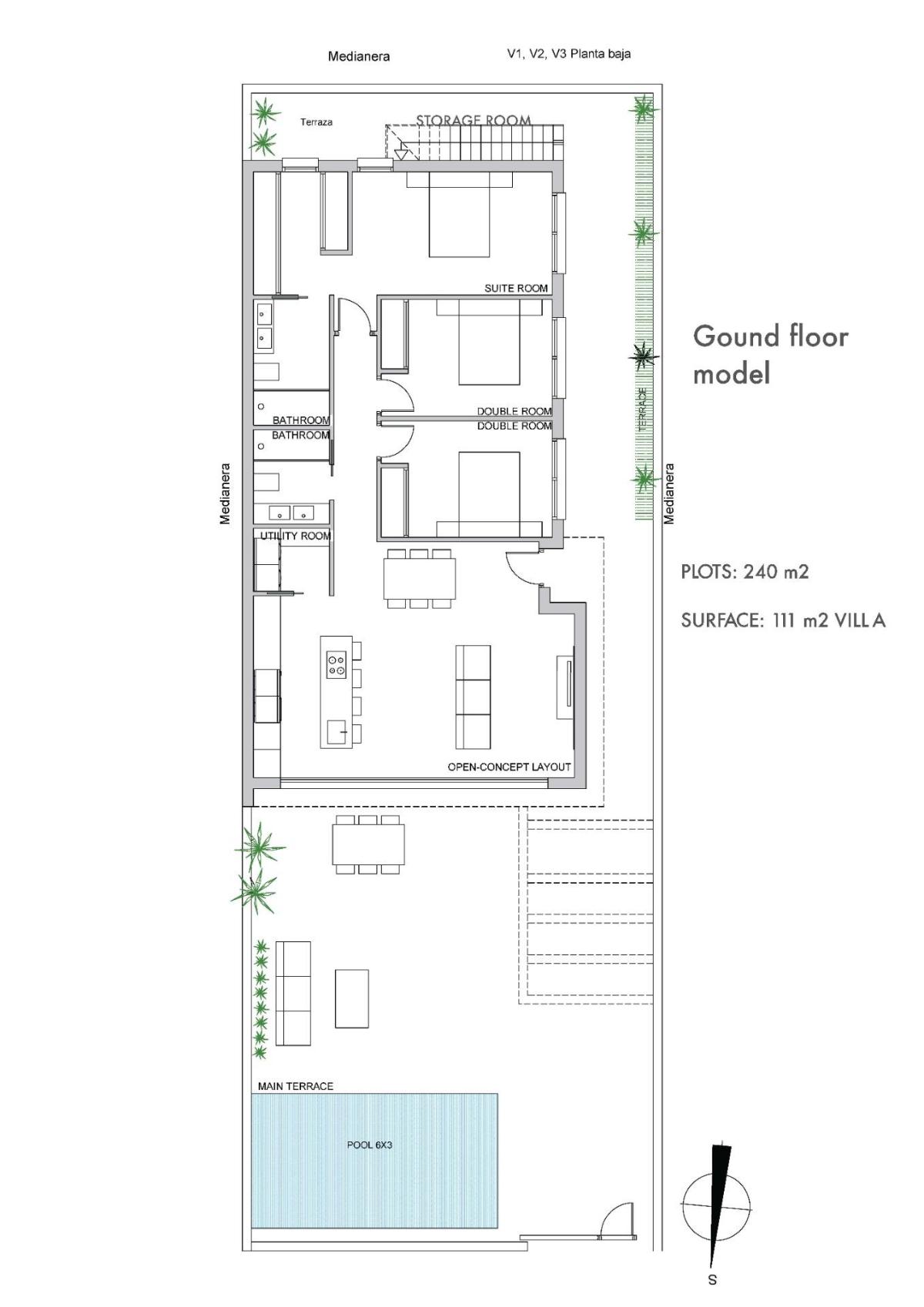 3 Bed, 2 Bath, HouseFor Sale, Los Alcazares, Costa Calida