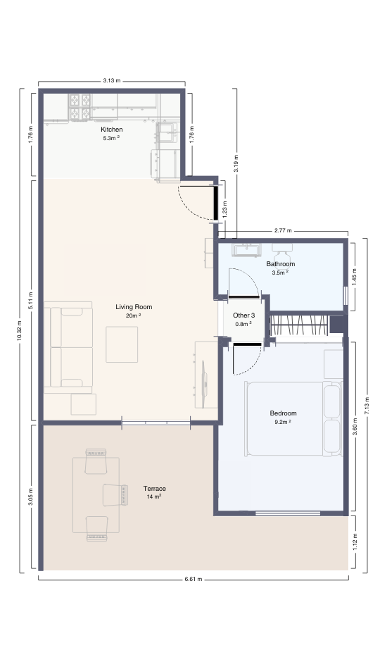 1 Bed, 1 Bath, ApartmentFor Sale, Orihuela Costa, Alicante