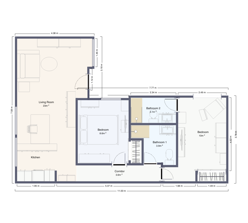 2 Bed, 2 Bath, HouseFor Sale, Orihuela Costa, Alicante