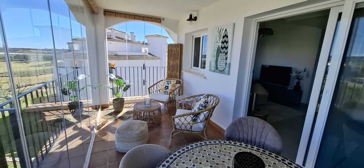 2 Bed, 1 Bath, ApartmentFor Sale, Hacienda Riquelme Golf Resort, Murcia