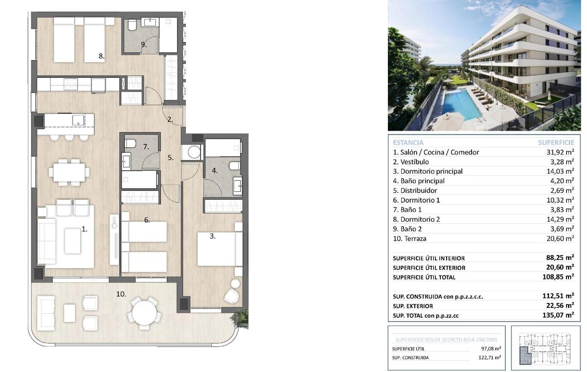 3 Bed, 2 Bath, ApartmentFor Sale, Velez Málaga, Costa del Sol