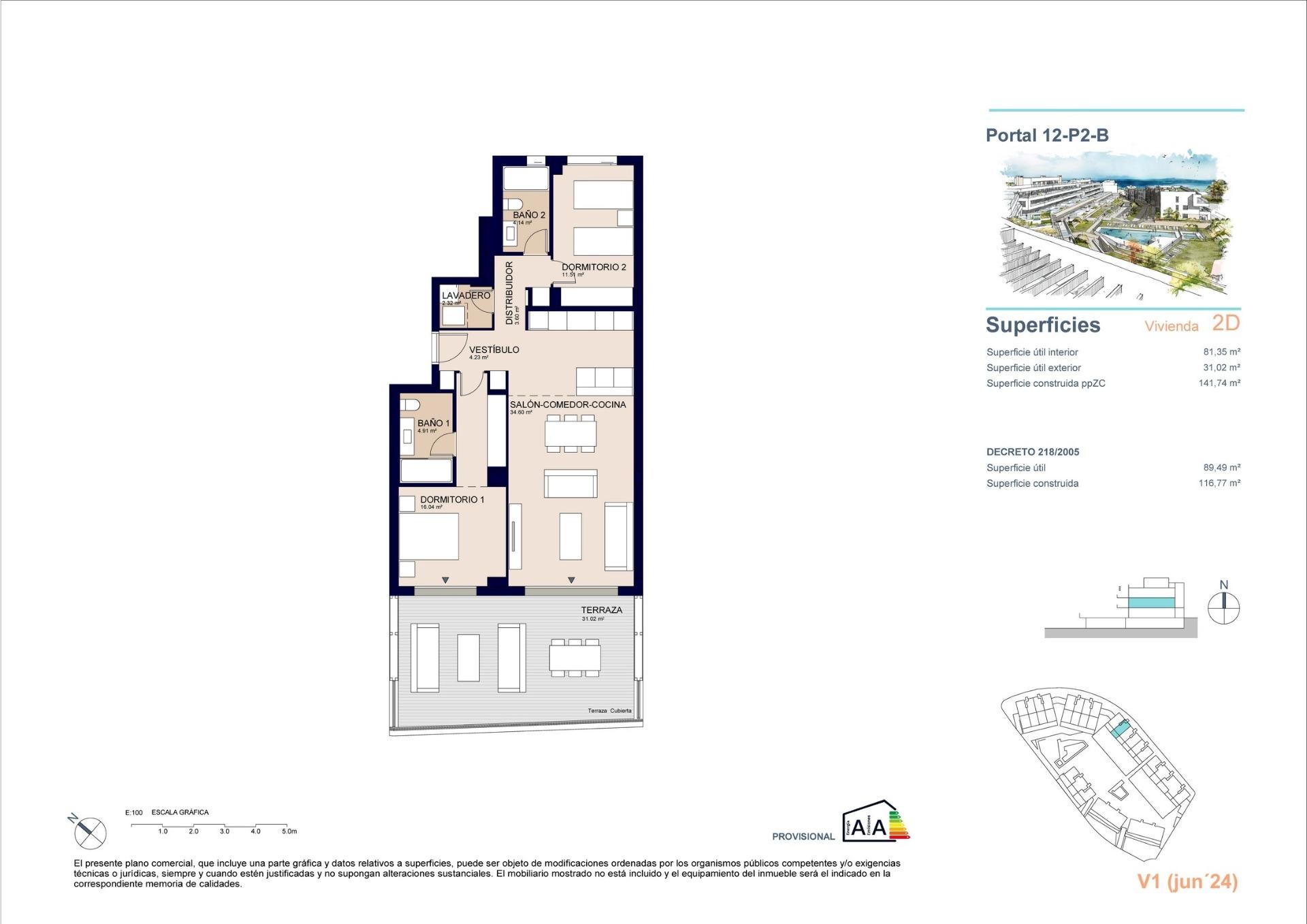 2 Bed, 2 Bath, ApartmentFor Sale, Estepona, Malaga
