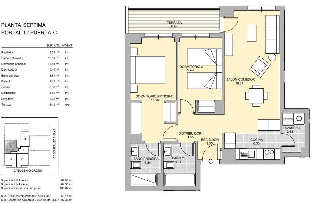 2 Bed, 2 Bath, ApartmentFor Sale, Malaga, Malaga
