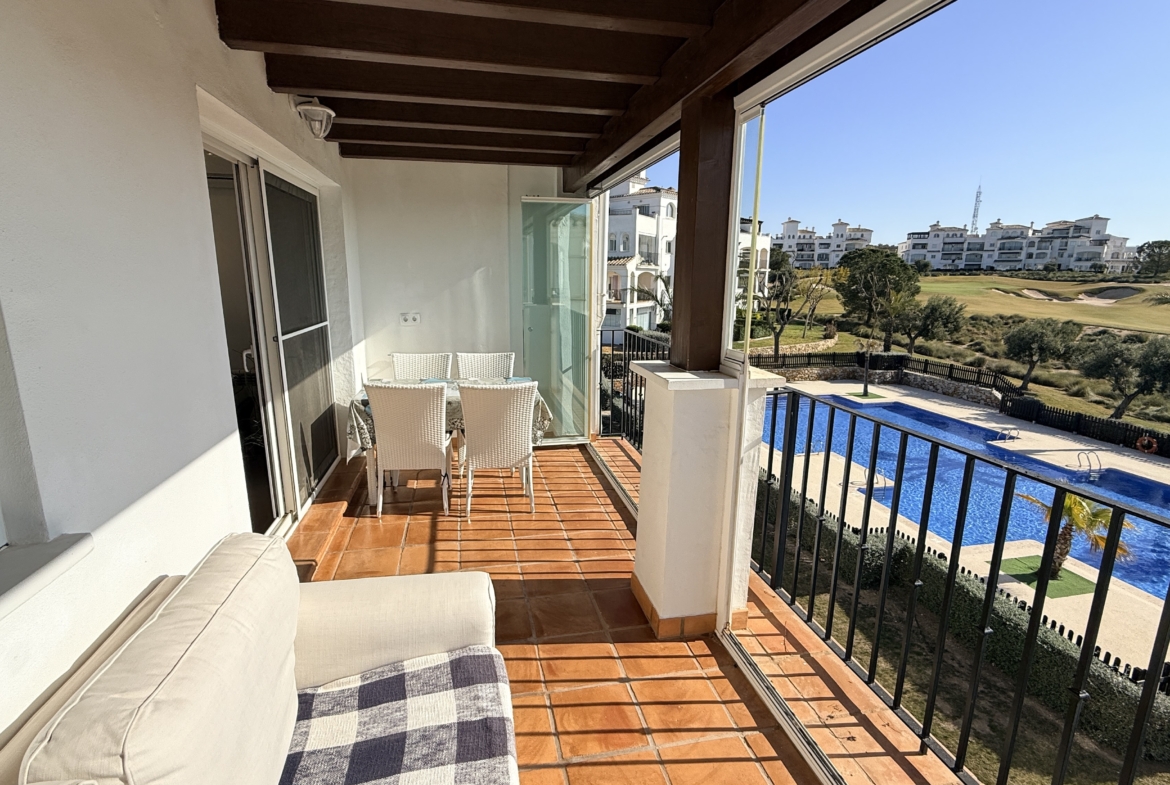 2 Bed, 1 Bath, ApartmentFor Sale, Hacienda Riquelme Golf Resort, Murcia