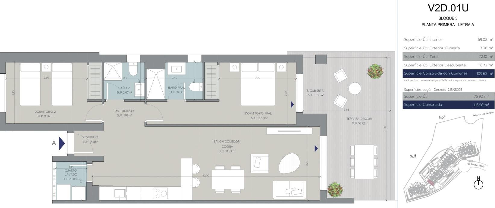 2 Bed, 2 Bath, ApartmentFor Sale, La Línea de la Concepción, Cadiz