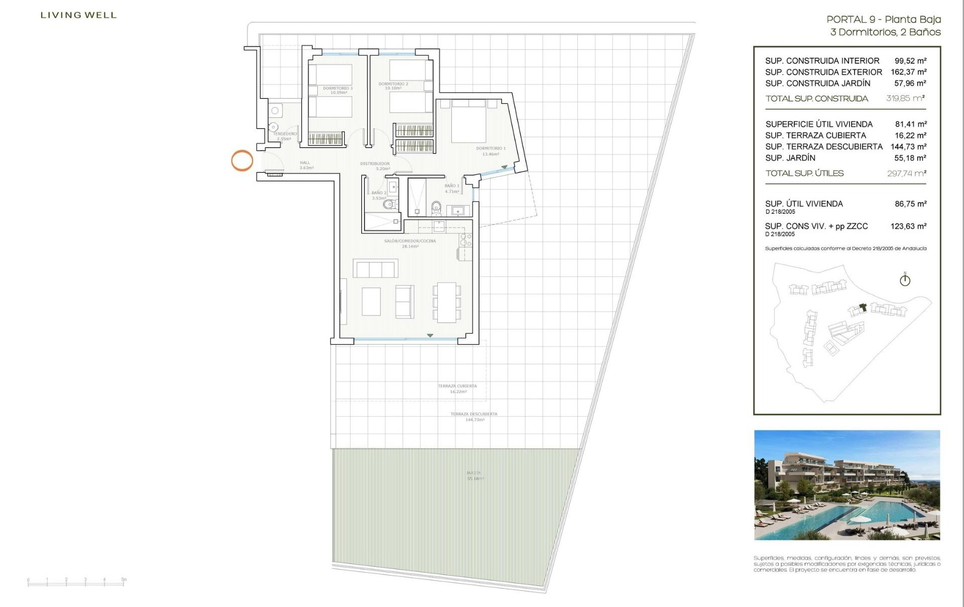 3 Bed, 2 Bath, ApartmentFor Sale, Mijas, Malaga