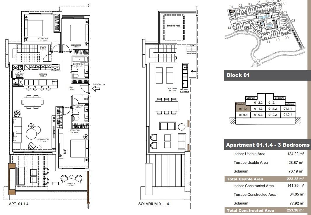 3 Bed, 2 Bath, ApartmentFor Sale, Estepona, Malaga