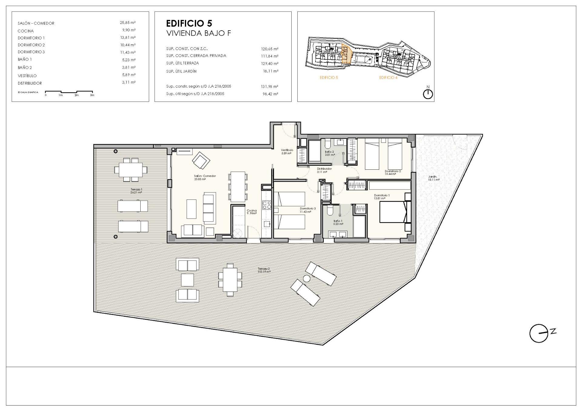 3 Bed, 2 Bath, ApartmentFor Sale, Casares, Malaga