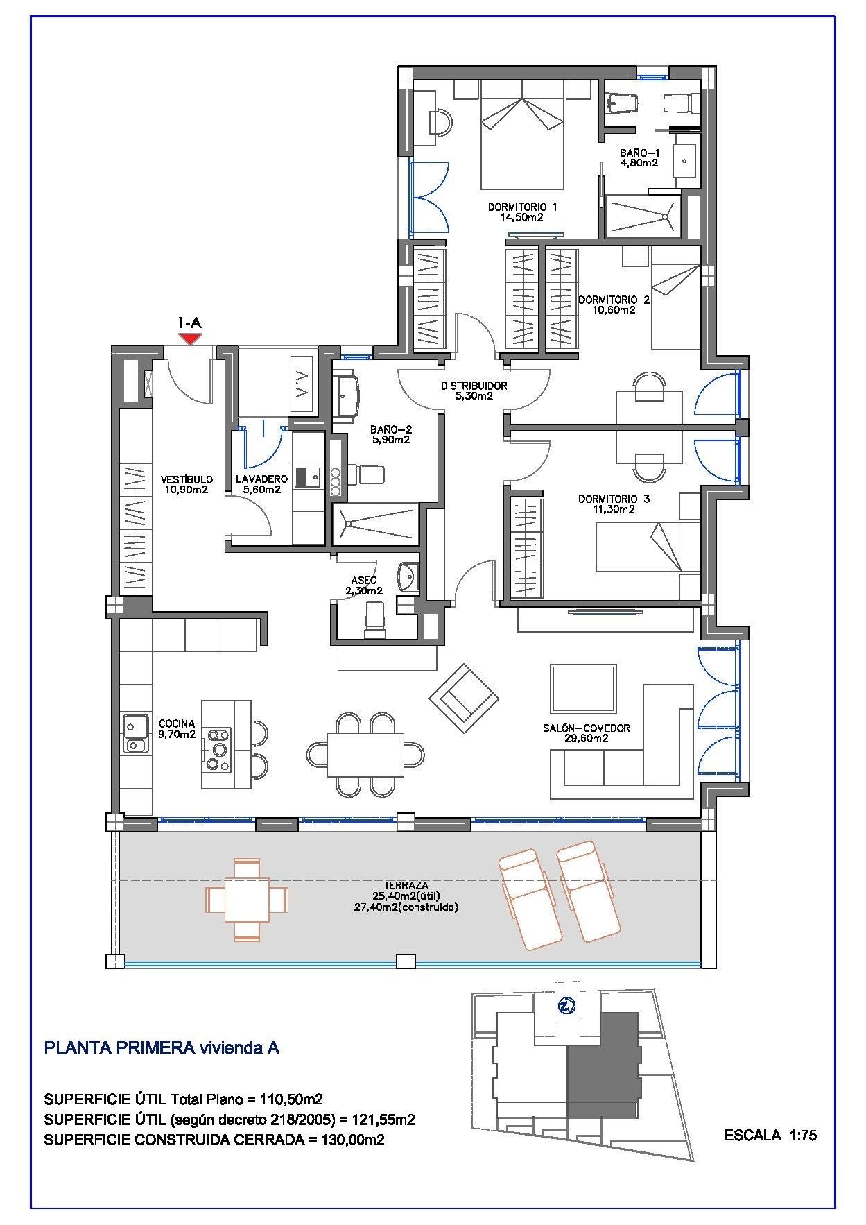 3 Bed, 2 Bath, ApartmentFor Sale, Benalmadena, Malaga