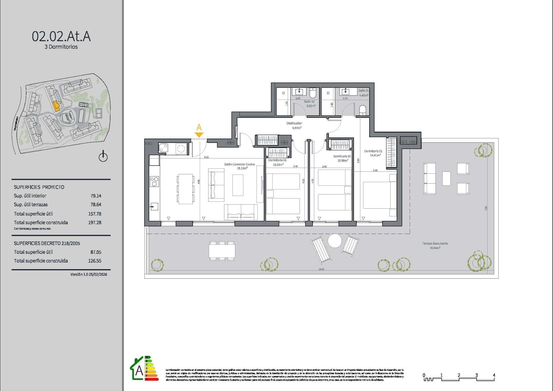 3 Bed, 2 Bath, ApartmentFor Sale, Mijas, Malaga