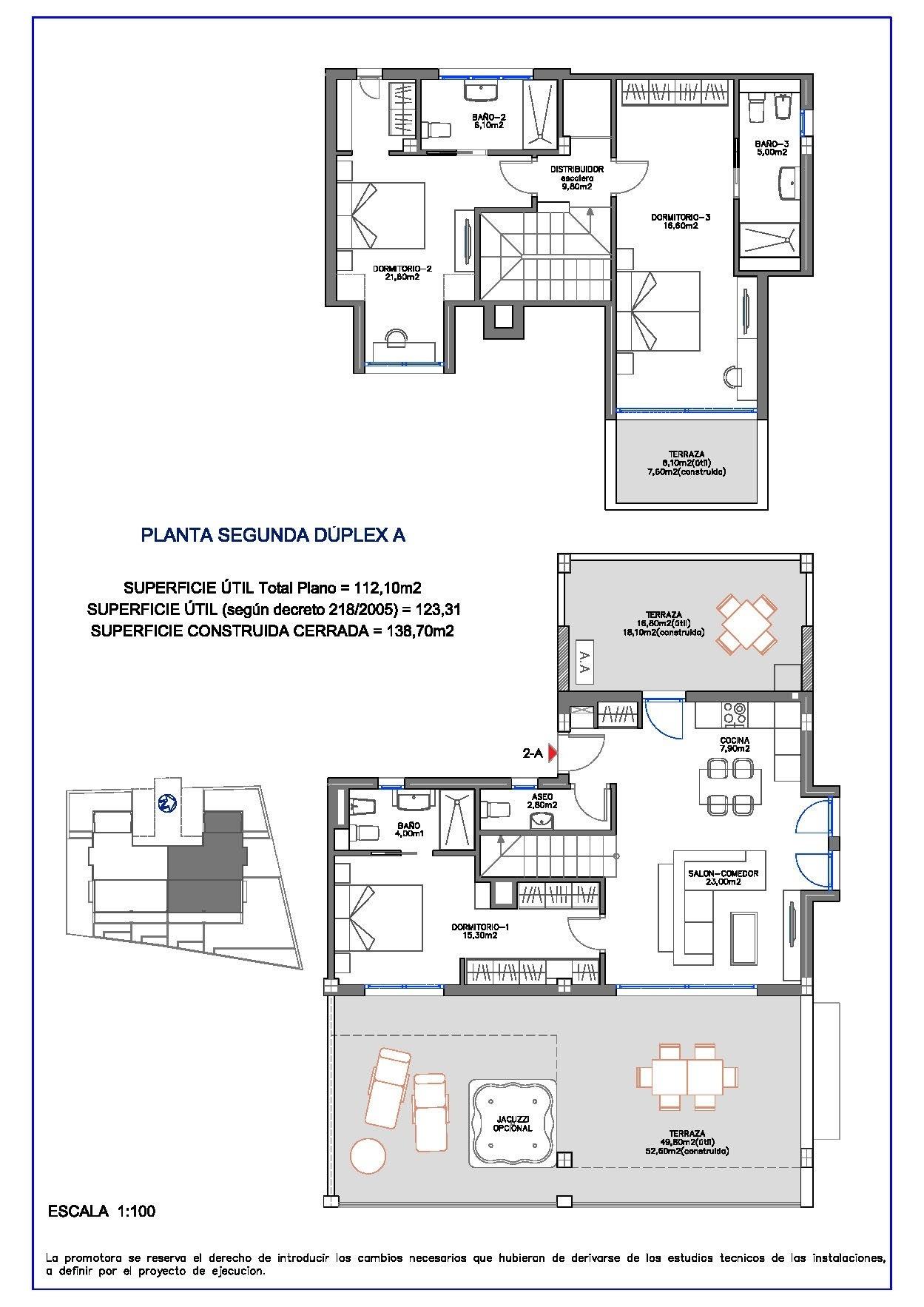 3 Bed, 3 Bath, ApartmentFor Sale, Benalmadena, Malaga