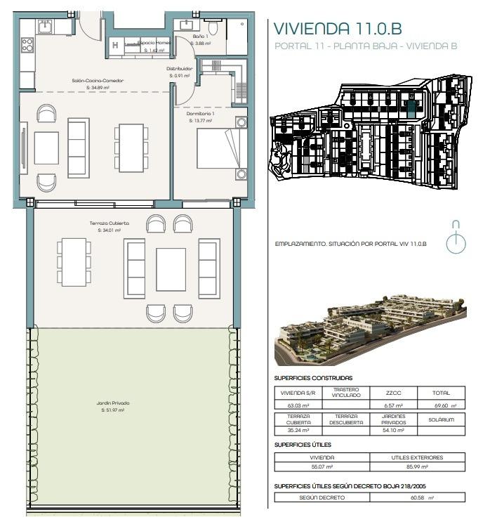 1 Bed, 1 Bath, ApartmentFor Sale, Estepona, Malaga