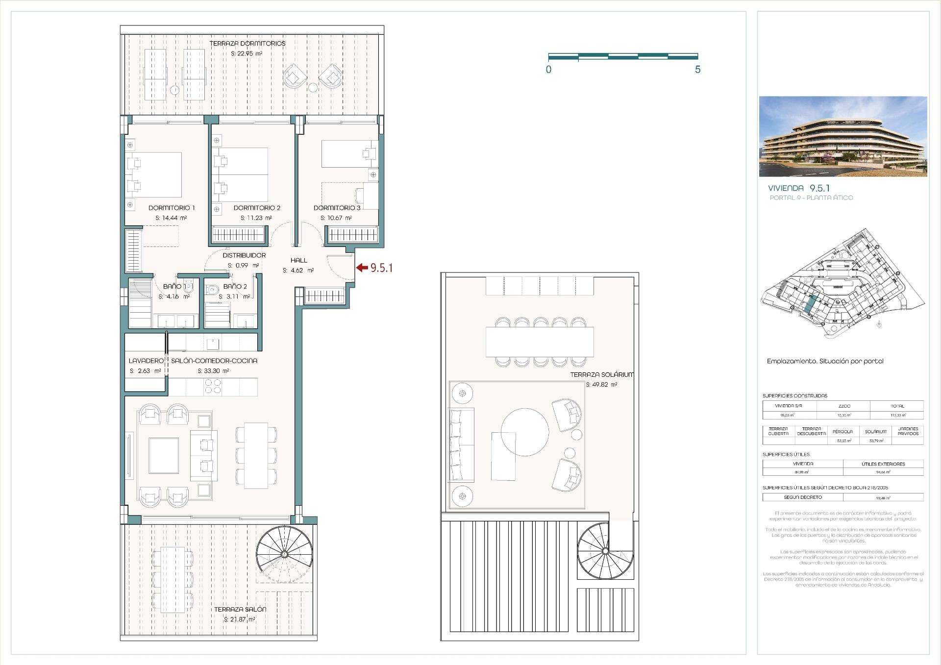 3 Bed, 2 Bath, ApartmentFor Sale, Estepona, Malaga